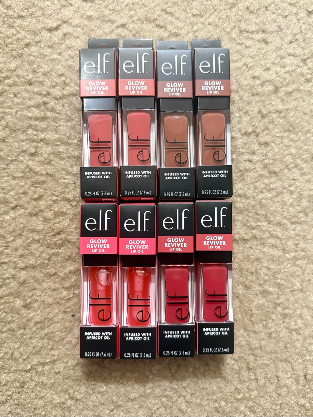 Elf Glow Reviver Lip Oil (Bundle of 8)